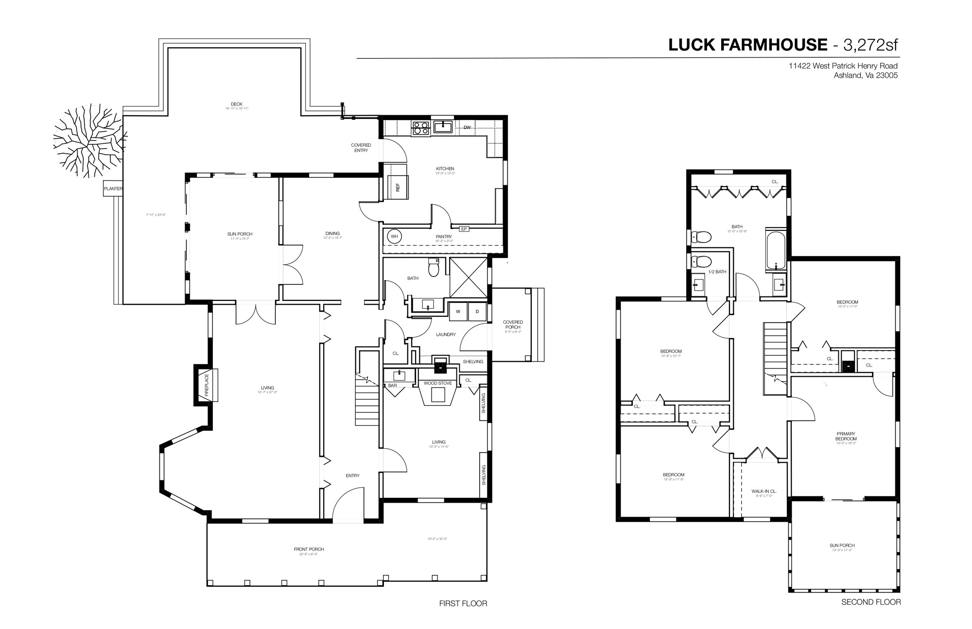 Luck Farmhouse Floor Plans